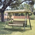 thumbnail image 2 of Garden Winds Replacement Canopy Top Cover for The Plaistow Wicker Swing - Riplock 350, 2 of 4