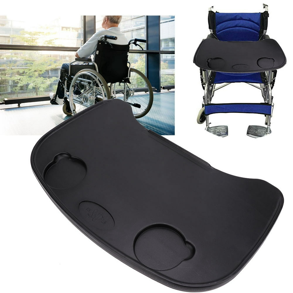 OTVIAP Detachable Wheelchair Tray Dining Table with Cup Holder