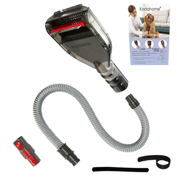 Dyson Pet Shedding Grooming Brush Vacuum Attachment - V15 V12 V11 V10 V8 V7 V6 G5 GEN5 Groom Tool Kit - Cat Dog Hair Deshedding Groomer with Extension Hose Adapter