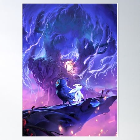 Ori And The Blind Forest Poster Wall Art, Modern Wall Decor, 8x12 UNFRAMED