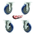 thumbnail image 2 of Cooking Performance Group 369CASTER4 Replacement Caster Set with Brakes- SCC, 2 of 2