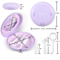 thumbnail image 3 of Étui de Retenue, Étui Mince pour Aligneur avec Trous d'Aération Ajustables et Miroir, Compatible avec Invisalign, Garde-Nuit et Protège-Dents, Étui de Retenue Haut de Gamme, avec Outil pour Enlever l'Aligneur, Mâcher et Brosser, 3 of 5