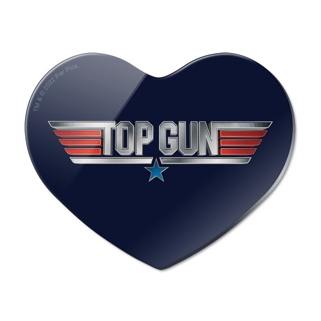 Top Gun Rendered Logo Heart Acrylic Fridge Refrigerator