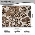 thumbnail image 7 of Xixirimido Universal Car Trunk Mat All Weather Trunk Protection Cargo Liner, Durable Non-slip Cargo Mat Rear Trunk Liner Car Accessories, Brown Leopard Cowhide, 7 of 7