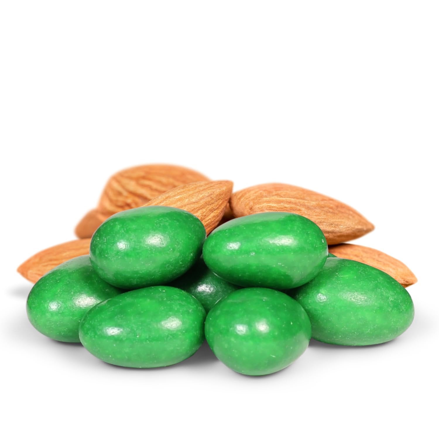 Dark Green Jordan Almonds by Its Delish, 3.5 lbs. Jumbo Container  Candied Almond Nut with Sweet Hard Candy Coating - Weddings Birthday Boy Baby Shower Theme Party Favors Candy Buffets - Vegan &...
