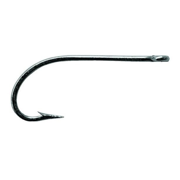 Mustad 3407 O'Shaughnessy , Forged Classic Hook - Black Nickel 5 Per ...