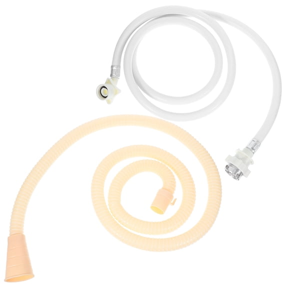 Homoyoyo Washing Machine Inlet Water Hose Replacement PVC Tube Accessory Set and Flexible