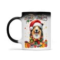 thumbnail image 2 of Merry Christmas Santa Collie Scarf Twinkling Lights Xmas Holiday Heat Color Changing Mug Collie Dog Lover Gifts Idea Magic Coffee Mug - 00022, 2 of 4
