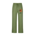 thumbnail image 4 of ibuvkizy Sweatpants for Mens Sweatpants Men Fashion Print Casual Elastic Waist with Pocket Trousers Sport Pants Army Green,XL, 4 of 4
