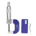 thumbnail image 1 of Micromètre à échelle de diamètre extérieur, instrument de mesure à verrouillage en spirale en acier inoxydable 0 à 25 mm, 1 of 4