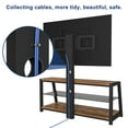 Canddidliike 3Tier TV Stand for 65 Inch TVs, Flat Panel Entertainment