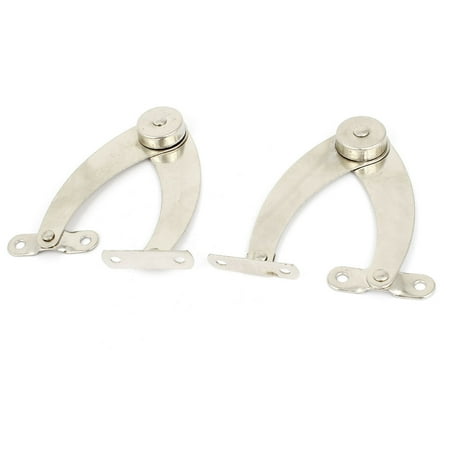 Unique Bargains 2Pcs Replacement Parts Metal Furniture Cabinet Drawer Lid Support Hinge Stay