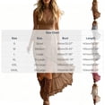 thumbnail image 3 of ClodeEU Women's Spaghetti Strap Irregular Ruffle Hem Boho Maxi Dress,Asymmetrical Flowy Beach Sundress Light Blue,Women's Plus XXXL, 3 of 6