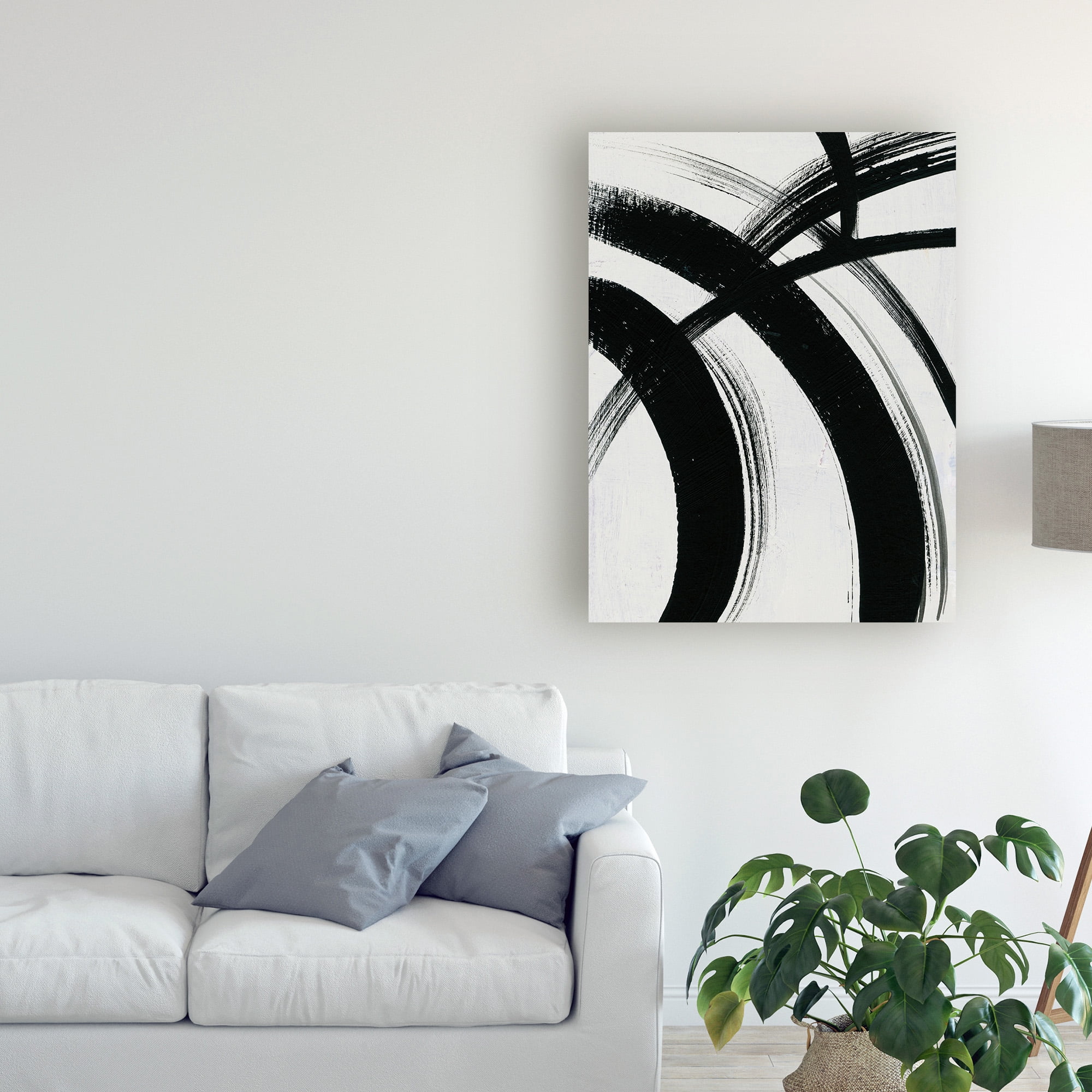 Trademark Fine Art 'Spontaneous I Brush' Canvas Art by Farida Zaman