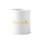 thumbnail image 1 of Me encanta la fruta Yello Cepillo de dientes titular de la pluma Mug de ceramica blanca taza 350ml, 1 of 2
