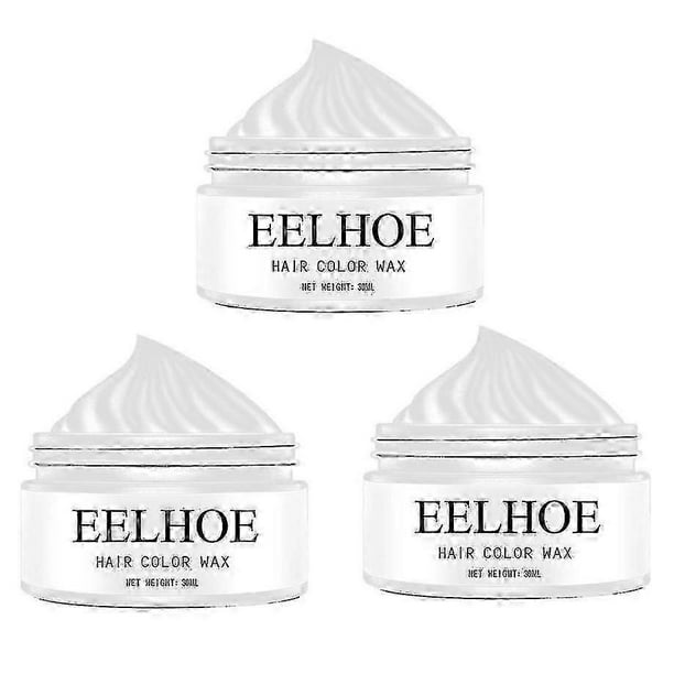 Granny Gray Colorful Hair Wax Hair Mud Long-lasting Styling Natural Fluffy Color Disposable D