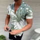 thumbnail image 2 of Camisa de playa hawaiana para hombre Camisa bohemia de verano Pompotops oipoqjl46541, 2 of 6