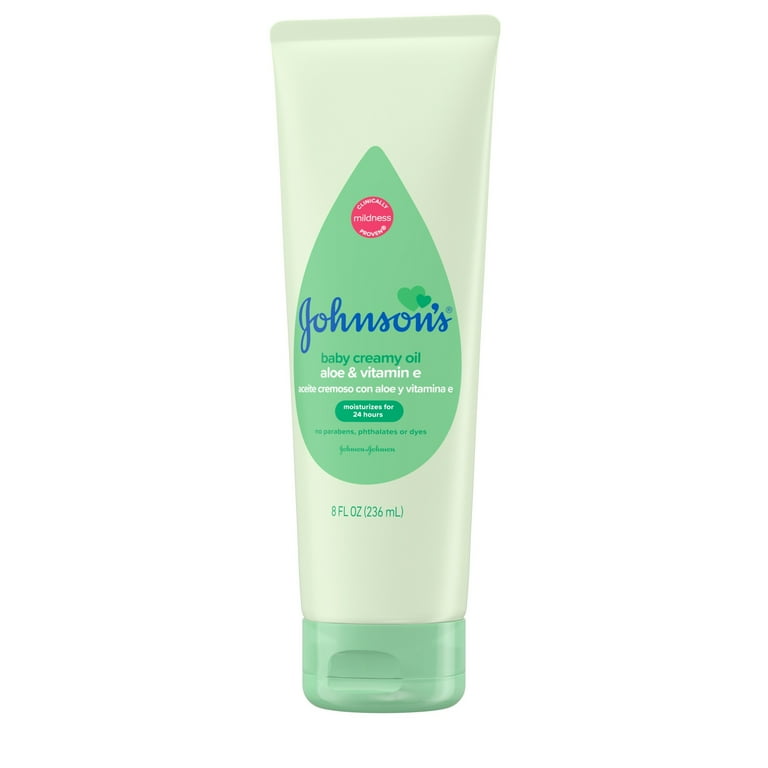 Johnson's Baby Creamy Oil Body Lotion with Aloe & Vitamin E