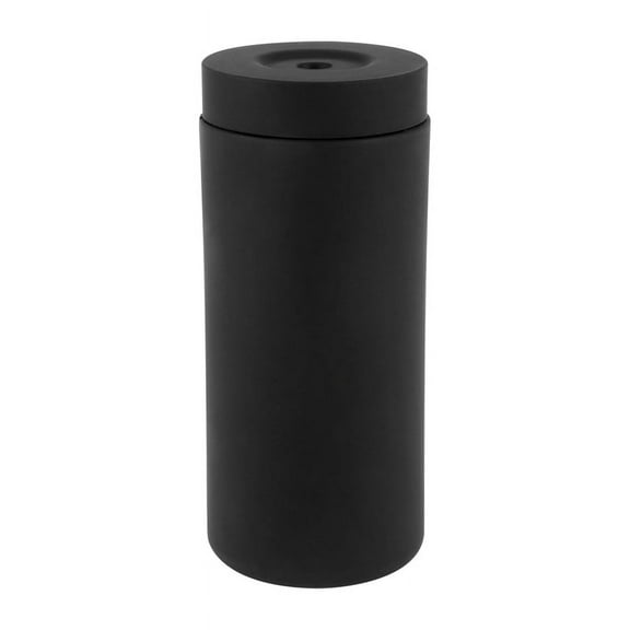 Dish Soap Squeeze Bottle for Sink Kitchen, Silicone Hand Dispenser Bathroom, Countertop (Black)