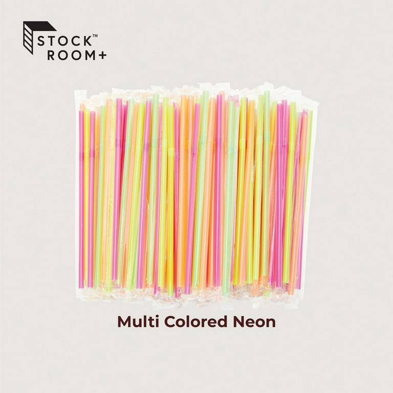 Jumbo Neon Crazy Straw - Indiv. Wrapped (Pack of 20) – Tipsy Truck Delivery