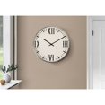 thumbnail image 1 of Monarch Specialties I 9060 - Horloges, Ronde 20 Pouces, Horloge Murale, Noir, Blanc, Moderne, 1 of 4