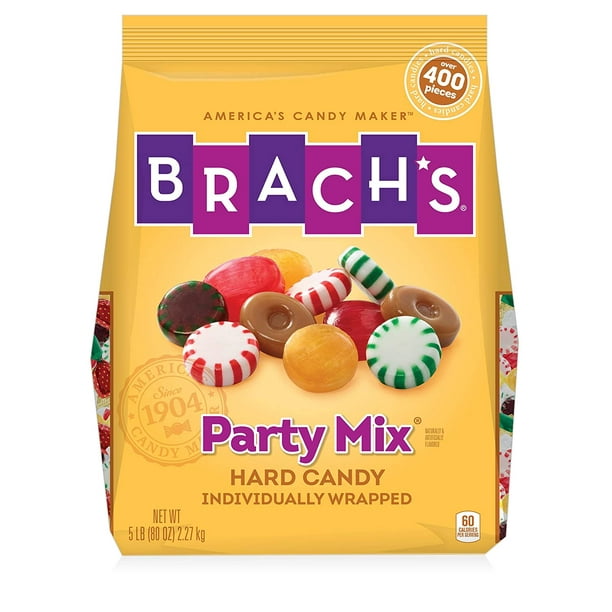 Brachs Party Mix Individually Wrapped Hard Candies Variety Pack, 5 ...