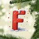 thumbnail image 1 of Adorno Navideño con 26 Letras para Árbol de Navidad, Colgante, Adorno Navideño, Decoración Navideña, Colgante para Árbol de Navidad., 1 of 7