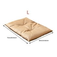 thumbnail image 3 of Dog Cat Beds Orthopedic Leather Dog Bed Water Proof Coffee Outdoor Dog Bed Raised Dogs Bed Dog Cot Beds Small Medium Size Dogs Outside Pet Beds Gifts For Pets L, 3 of 7