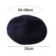 thumbnail image 2 of Gorro de boina, gorro cálido de invierno estilo francés de color sólido para mujeres y niñas, 2 of 5