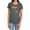 Charcoal, variant on JLA Flash Spray Women's T Shirt, Royal, Medium