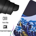 thumbnail image 4 of Japanese Sea Waves Large Gaming Mouse Pad, Big Desk Computer Keyboard Mousepad Stitched Edges Mouse Mat XXL 35.4 x 15.7 inches for Women Office Gaming Home (LAN 90x40), 4 of 6