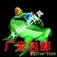 thumbnail image 2 of 厂家批发大号充气发光青蛙 弹力青蛙 充气锤儿童充气动物玩具热卖as the picture Deng Xun unisex, 2 of 2