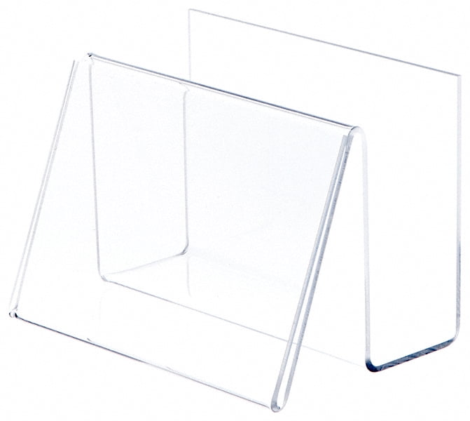 9/" W x 3.5/" D x 3/" H Plymor Clear Acrylic Display Case with No Base