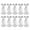 silver, variant on 10Pcs Deck Planks Board Tent Stakes Fishbone Deck Anchors Peg with Spring Buckles Portable Tent Peg for Camping Hiking