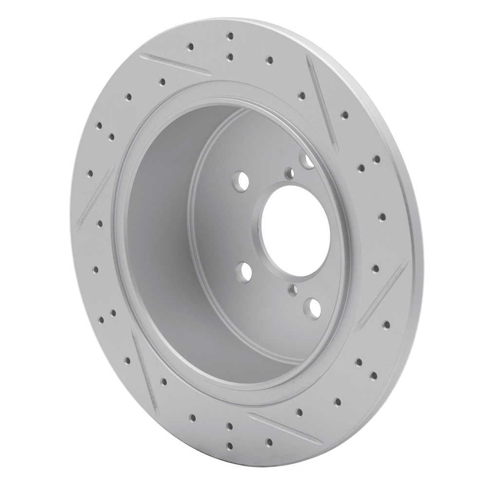 Dynamic Friction Company 830-13020L DFC Geoperformance Rotor - Drilled and Slotted