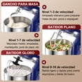thumbnail image 4 of Batidora de Pedestal Planetaria Honinst 10 Velocidades Uso Doméstico Tazón de 4QT, 4 of 8