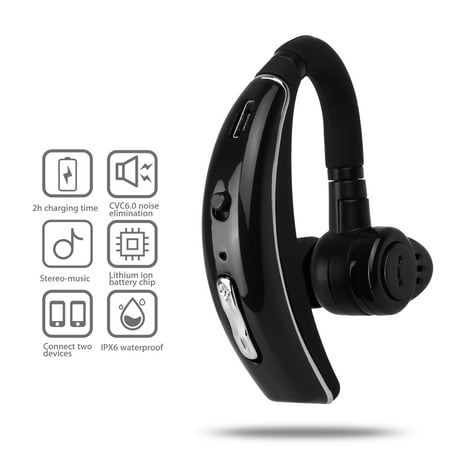 Wireless Bluetooth 4.1 In-Ear Hands-free Stereo Headphone Headset Earphone for Tablet Samsung Galaxy S9/S9 Plus, iPhone XS Max/ XR/ XS and other Smartphone