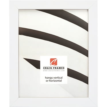 Craig Frames Essentials, 15x21 inch Picture Frame, Satin White
