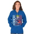 thumbnail image 4 of All American Dennis the Menace Unisex Plus Size Zip Hoodie Brisco Brands 5X, 4 of 5