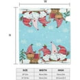 thumbnail image 5 of Farm Cute Gnome Mailbox Cover Magnetic, Christmas Winter Snow Scene Mailbox Cover Standard Size 18" X 21" Wraps Post Letter Box Decor for Garden Yard Home Decor (Gnome in Striped Hat, 5 of 6