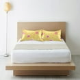 thumbnail image 6 of Yayeee Pillowcase Standard Size Set of 2 Satin Wrinkle Resistant Pillow Case, Yellow Stars, 6 of 7