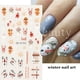 thumbnail image 3 of 5D Christmas Nail Stickers Snowman Winter Decor Gloves Hats Bear Penguins Sliders Embossed Knit Sweater Decals Manicure GL5D-K, 3 of 4