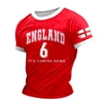 thumbnail image 1 of LUOGENLI T-shirts pour Homme pour Hommes T-Shirt Homme Imprimé Thème Angleterre T-Shirt Décontracté Col Rond T-Shirt Manches Courtes T-Shirt 4xlt T-shirts pour Hommes T-shirts Graphiques Fête de la Saint-Patrick Vin TG, 1 of 6
