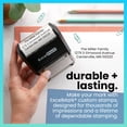 thumbnail image 4 of Sello de goma autoentintable personalizado ExcelMark extra grande, 4 of 8