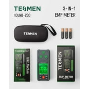 TESMEN 3 in 1 EMF Reader with LCD Screen, Alarm and Backlight - Portable Electronic Magnetic Field Radiation Meter for Home, Office and Paranormal Use