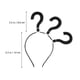 thumbnail image 2 of Lindo signo de interrogación En forma de diadema Cabello Aro Broche para el cabello Broche para el cabello Banda para el cabello Accesorios para el cabello para mujeres y niñas (Negro), 2 of 7