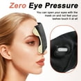 thumbnail image 2 of Unique Bargains 22 Momme Pure Silk Sleep Mask with Travel Pouch 3D Contour Adjustable Blindfold for Side Sleepers Eye Mask Locks Light for Sleeping Black, 2 of 7