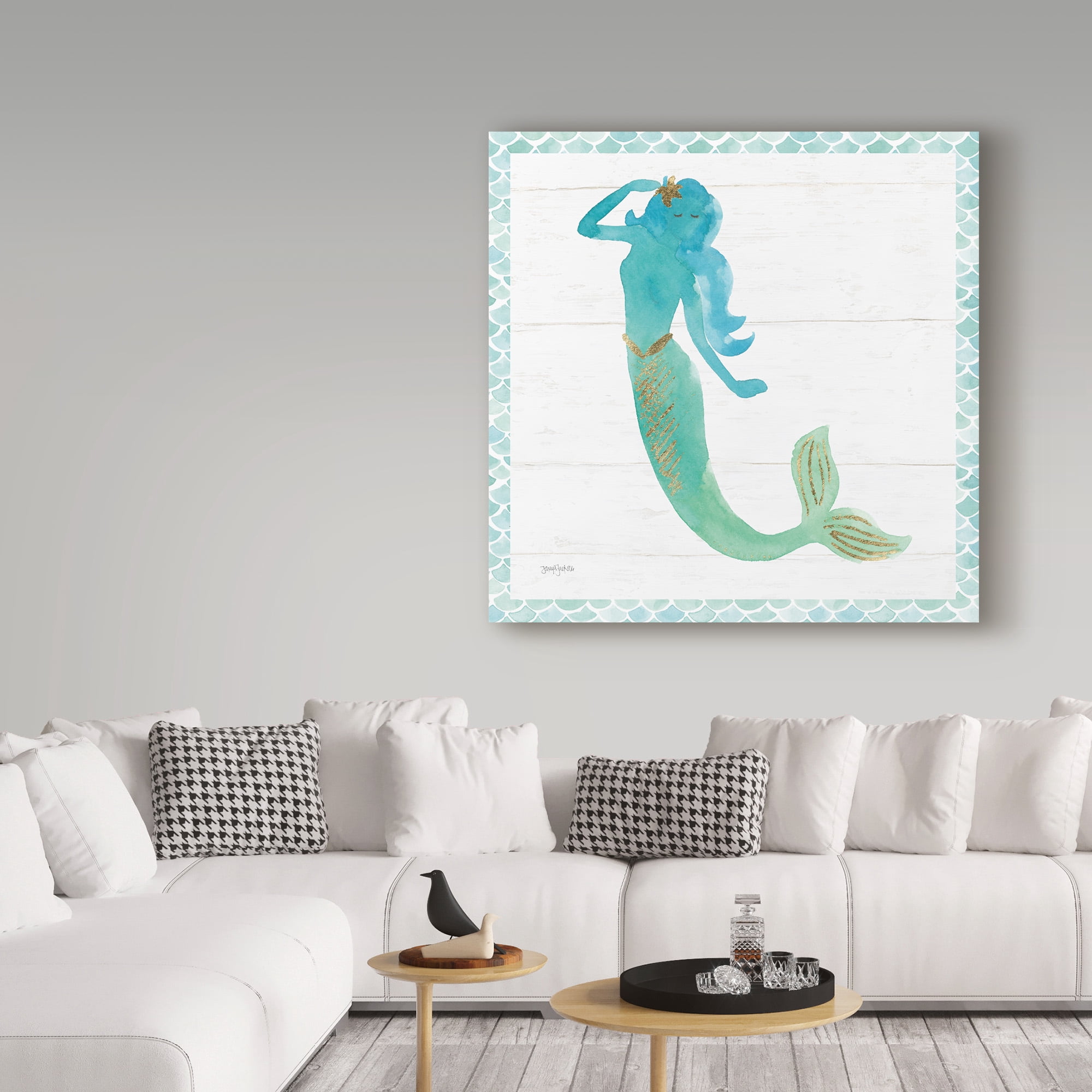 Trademark Fine Art 'Mermaid Friends IV' Canvas Art by Jenaya Jackson