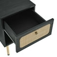 thumbnail image 5 of Nightstand Side End Table, Black, Wood, Bedroom Living, Modern Contemporary HB35721, 5 of 7