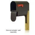 thumbnail image 2 of Titan Aluminum Curbside Mailbox with Newspaper tube and Ashley front single mailbox mounting bracket, 2 of 4
